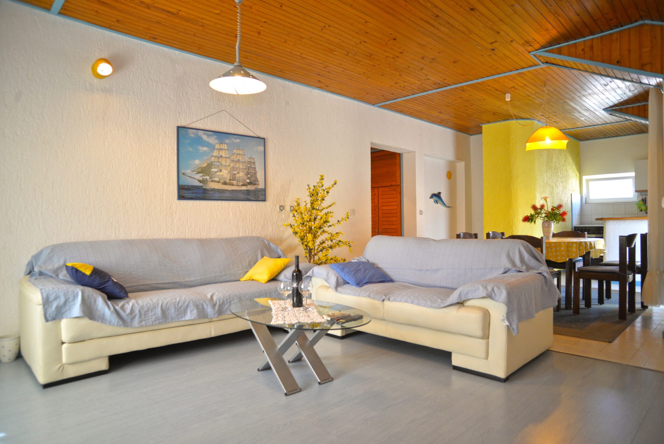 Dnevni boravak apartmana Vinko, smještaj Vodice