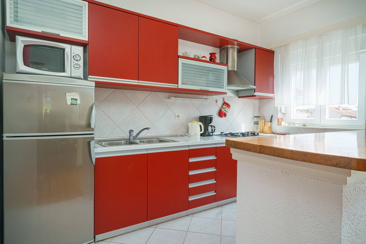 Kuhinja apartmana Milena, smještaj Vodice
